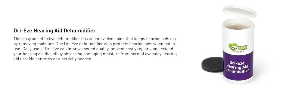 ACU-Life 5-in-1 Hearing Aid Cleaning Kit, 1 Count - ezy dose ezy-dose self-care self care hearing aid cleaner cleaning kit tools dehumidifier blower