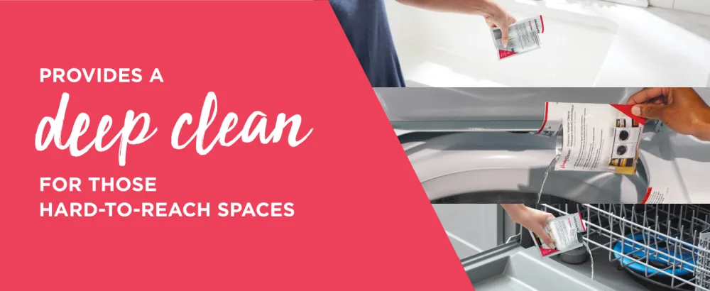Frigidaire 10FFPROL02 ReadyClean Washer Washing Machine Cleaner, Liquid - Deep cleans hard to reach spaces