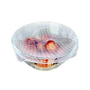 Grand Fusion Silicone Food Wrap 4 pk, Reusable Super Flexible, Stretchable Wraps - product information 3