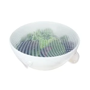 Grand Fusion Silicone Food Wrap 4 pk, Reusable Super Flexible, Stretchable Wraps - product information 4