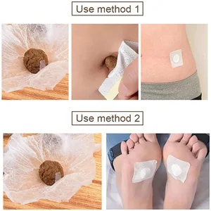 Hairline Mugwort Belly Patch, Natural Wormwood Essence Pills and Sticker (30Pcs/Box), Moxibustion Patch Yellow-30 - product information 3