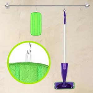 HOMEXCEL Microfiber Mop Pads Compatible with Swiffer Wet Jet, Reusable and Machine Washable Floor Mop Pad Refills, Mop Head Replacements for Multi Surface Wet & Dry Cleaning, Pack of 4 - swiffer wet jet pads