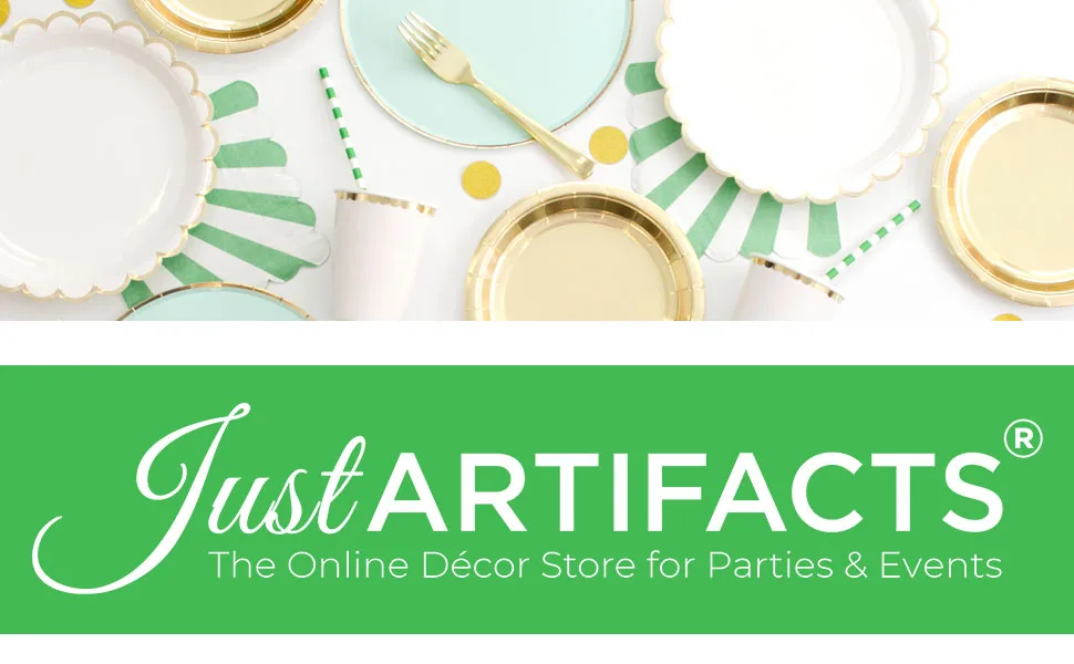 Just Artifacts Premium Disposable Drinking Striped Paper Straws (100pcs, Green) - st patricks day