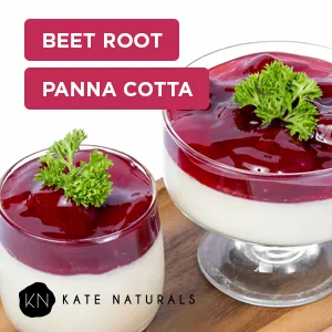 Kate Naturals Beet Root Powder for Baking & Smoothies (8 oz) USDA Organic Beetroot Powder & Nitric Oxide Supplement for Increase Energy & Stamina Pre Workout. Gluten Free Organic Beet Powder 8 Ounce (Pack of 1) - panna cotta desert pudding