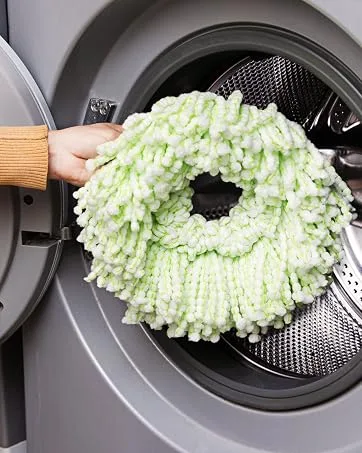 Libman 03105 Scrubster Mop Refill, Pack of 1 - machine washable mop head