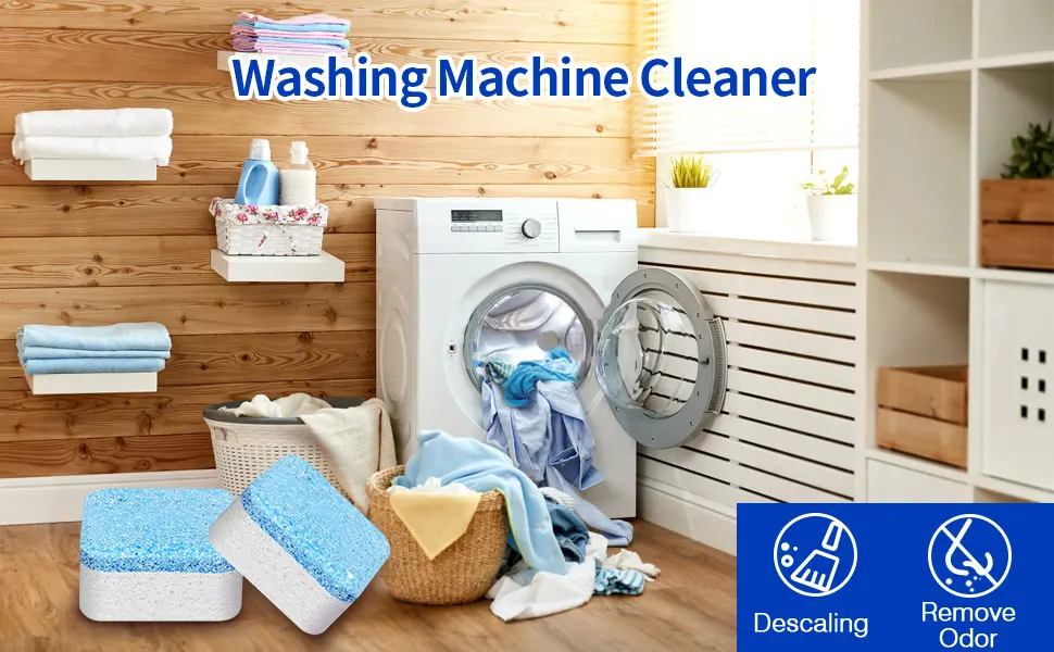 NATRUTH Washing Machine Cleaner Descaler 30 Pack Deep Cleaning Washer cleaner Tablets For HE Front Loader & Top Load Washer - washing machine cleaner