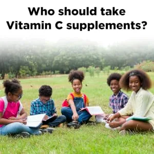 Nature Made Kids First Vitamin C Gummies, Dietary Supplement for Immune Support, 110 Gummies, 110 Day Supply - Photograph talking about who should take a Nature Made Vitamin C supplement