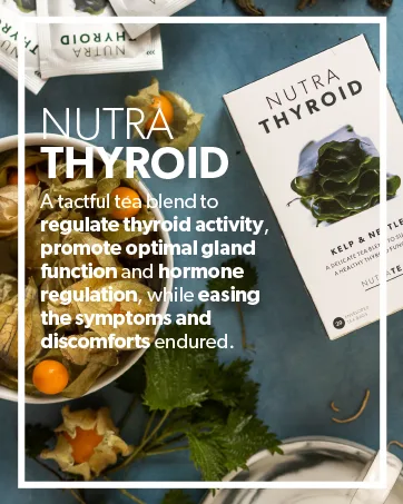 NUTRATHYROID - Thyroid Support Tea | Thyroid Health Tea  Includes Ashwagandha, Kelp & Bladderwrack - Supporting Your Metabolism and Thyroid Function - 20 Enveloped Tea Bags - by Nutra Tea - Herbal Tea 20 Count (Pack of 1) - NutraThyroid - Reasons to believe