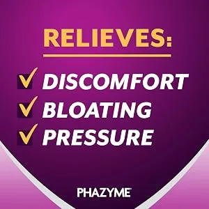 Phazyme Maximum Strength Gas & Acid Relief, Works Fast, Cherry Flavor, 24 Chews (Packaging May Vary) - Phazyme Portfolio