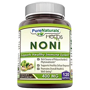 Pure Naturals Noni - 400mg Capsules - 120 Capsules - product information 2