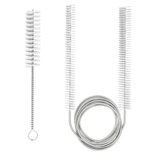 resplabs CPAP Tube Cleaning Brush - 3 Brushes Designed for 22mm, 19mm, 15mm Hoses 1 Pack - cpap brush