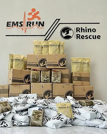 RHINO RESCUE First Aid Splint 36" X 4.3" Orange-Gray, Keep Bones in Position (Folded) 1 Folded - product information 10
