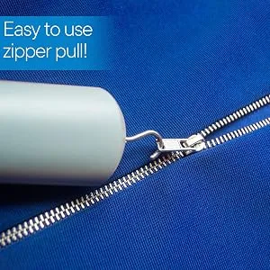 RMS Button Hook with Zipper Pull - Button Assist Device with Comfort & Wide Grip, Shirt & Coat Buttoning Aid Ideal for Limited Dexterity Caused by Arthritis (Grey) - zipper puller or zipper pull helps pulling zipper