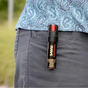 SABRE Eye Wash Adapter - Turns Water Bottle into Eye Wash Device - Flushes Contaminants from the Eye , Yellow, 2.4 oz - PEPPER SPRAY