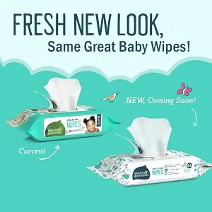 Seventh Generation, Baby Wipes, Unscented and Sensitive, 64 Count (Pack of 2) Unscented  64 Count (Pack of 2) - product information 3