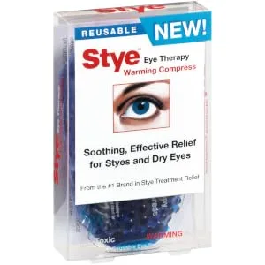 Stye Sterile Lubricant Eye Drops, Stye Relief Eye Drops, 0.5oz - Stye Eye Warming Compress