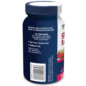 TRUEplus Glucose Tablets, Raspberry Flavor - 10ct Tube (1) - trueplus glucose tablets, glucose tablets