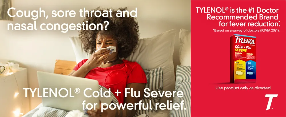 Tylenol Cold + Flu Severe Day & Night Caplets for Fever, Pain, Cough & Congestion Relief, 24 Count - Tylenol Cold + Flu Severe for powerful relief from cough, sore throat, & nasal congestion