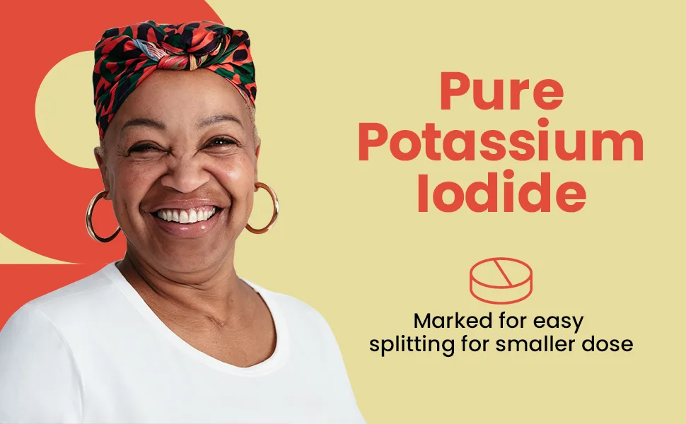 1 Pack KI Potassium Iodide Tablets -130 mg per Serving- Total 150 Tablets - YOLO