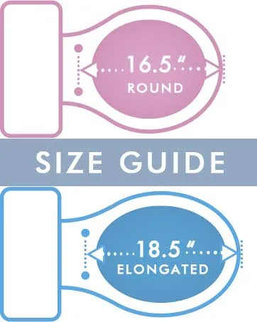 Toilet Seat Parts Including Screw and Nut For Top Mount Toilet Seat Hinges, White Plastic Plastic bolt - Size guide