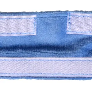 4 Pack Wuronsa Nasal Cannula Cushions, Soft Nasal Oxygen Covers, Soft Cannula Ear Protector for Oxygen Users, Prevent Indentations Irritated Cheek Skin, Prevent Ear Soreness (Blue) - High quality Velcro