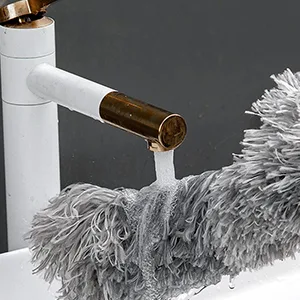 Microfiber Feather Duster - an 100 inch Extendable and Bendable Long Handle Dusters for Dust and Cobweb Cleaning All-Round Home Cleaning Gray - product information 11