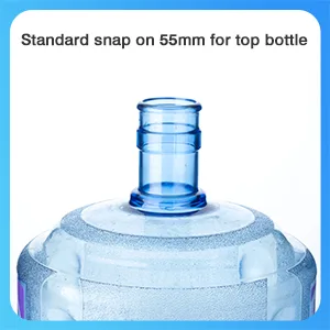 ACTICO 5 Gallon Water Jug Cap, Silicone Spill Resistant, Reusable Replacement Cap Fits 55mm Waterr Bottles And Water Dispensers-Pack of 4 - product information 4