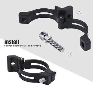 Front Derailleur Adapter Aluminum Alloy Derailleur Clamp Tube Derailleur Clamp for Cycling Accessory 34.9mm - product information 20