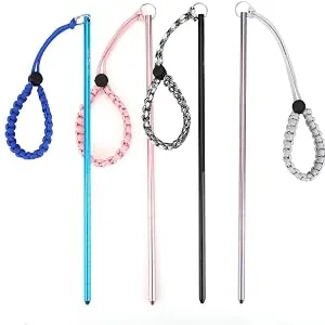 Scuba Diving Stick Pointer Aluminum Alloy Lobster Tickle Stick Tank Banger Pointer Rod with Wrist Lanyard Royal Blue - product information 5