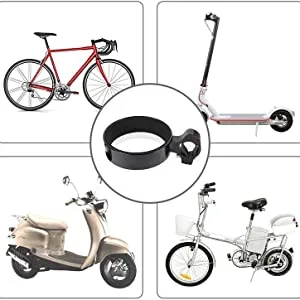 Bike Handlebar Cup Holder Aluminum Alloy Bicycle Water Bottle Holder Tea Coffee Cup Mount Clamp Cycling Accessory Black - product information 17