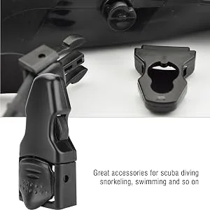 Alomejor Fin Strap Buckles Replacement Adjustable Swimming Fin Flippers Buckles Replacement Spare Accessories for Scuba Diving Diver - product information 20