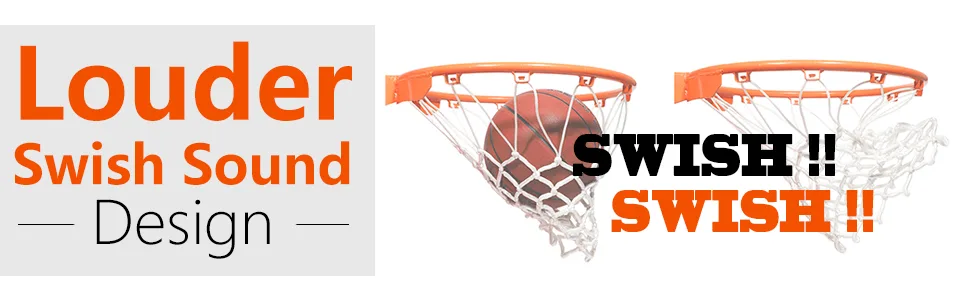 Amble Basketball Net Replacement Heavy Duty Net in All Weather for Indoor and Outdoor - 12 Loops Rim 1 Pack - product information 2