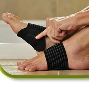 Ontel Strutz Cushioned Arch Supports, Green, 2 Count - Strutz compression for tired, achy feet for men and women during exercise and everyday wear.