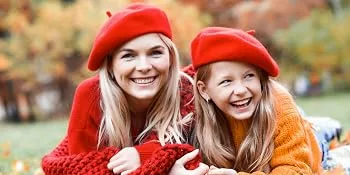 Women French Wool Beret Hats - Solid Color Classic Beanie Winter Cap Black - beret