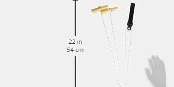 Balego Shoulder Pulley with Webbing Door Strap (Standard Wood Handle) - 22 inch length