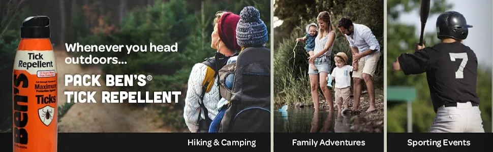 Bens Tick Repellent Picaridin 6oz - bens tick repellent on your next adventure.