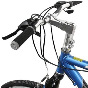 BlueSunshine Bike Handlebar Riser Bicycle Fork Stem Raiser Extender Head Up Raiser Aluminum Alloy Black - bike handlebar riser