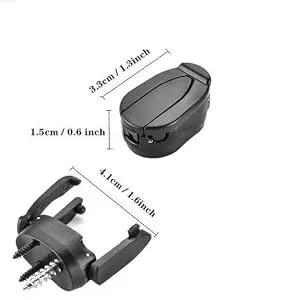 Brccee AC 6 PCs Golf Ball Pick Up Retriever Grabber Claw Sucker Tool Mini Foldable Plastic Claw Grabber Sucker Golf Accessories - Product Specification