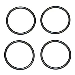 (4 Pack) O-Ring Replacement Barrel Seals OEM Spec Graphite Coated (Model 1100 12 GA / 16 GA, 11-87 12 Gauge) - Captain O-Ring Remington 1100 / 11-87 12ga Replacement Barrel Seal O-Rings