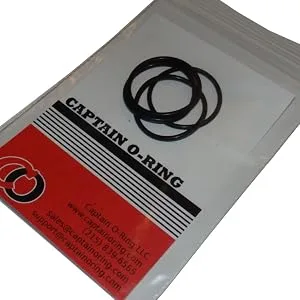 (4 Pack) O-Ring Replacement Barrel Seals OEM Spec Graphite Coated (Model 1100 12 GA / 16 GA, 11-87 12 Gauge) - Captain O-Ring Remington F15899 O-Rings