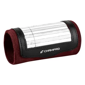 CHAMPRO Wristband Playbook Single, Adult, Maroon (AF49MA) - image