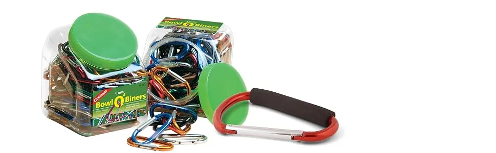 Coghlan's Large Biner Carry Handle - clip, biner, carabiner, attach, equipment, pack, canoe, rope, cord, tent, belt, clothes, light, keys