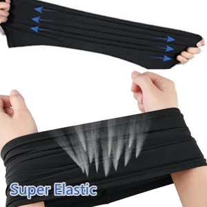 4 Pack Neck Gaiter Face Mask : Balaclava Mask & Bandana Headband for Men Women Blue&black&gray&dark Blue - super elastic face mask