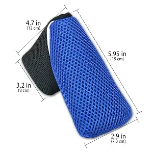 CRAFTSMAN GOLF Blade Putter Head Cover Black Orange/Blue Mesh for Scotty Ping Callaway Odyssey Etc. Black & Red - 6000579