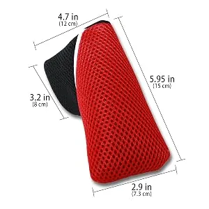 CRAFTSMAN GOLF Blade Putter Head Cover Black Orange/Blue Mesh for Scotty Ping Callaway Odyssey Etc. Black & Red - 6000582