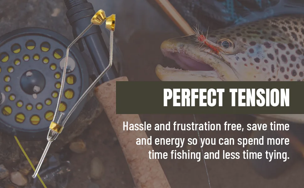 Creative Angler Bobbin Fly Fishing Tying Tool - Fly-trying-kitfishing-tool-vise-tools-knot-jig-tieing-supplies-starter-materials-bobbin-hackle