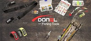 DONQL Fishing Hooks Treble Hook High Carbon Steel Treble Hooks Super Sharp Solid Triple Barbed Fish Hook Size 3/0, Pack of 10 Black Chrome - 321332