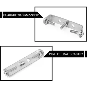 DS. DISTINCTIVE STYLE Bike Rear Rack Mount Adapter with Screws (Black) - bike rear rack adapter