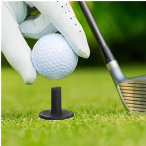 FINGER TEN Golf Rubber Tee Driving Range Value 5 Pack for Indoor Outdoor Practice Mat, Tee Adaptor Size 1.5 2.0White Black Tee Holder Set for Hitting Mats White 5 Pack All 1.5'' - product information 28