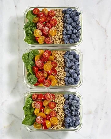 Fit & Fresh Cool Coolers Reusable & Flexible Soft Ice Packs, 2PK, Navy Sketch Weave & Blue - snack containers; ice packs; lunch containers; lunch box; kids lunch box; food storage containers